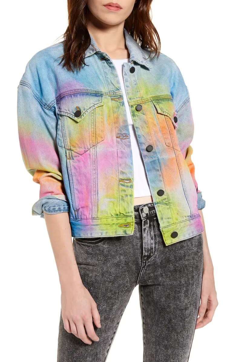 Airbrushed Denim Jacket