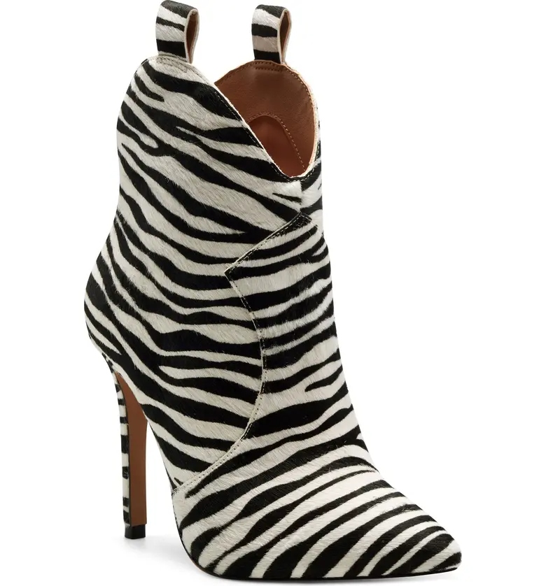 Zebra Print Boot