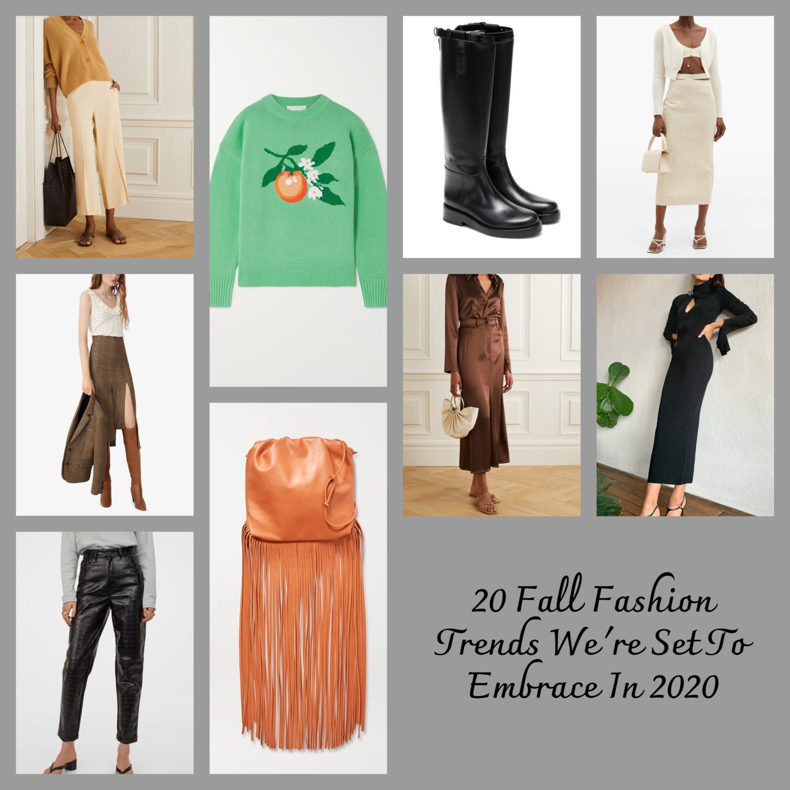 20 Fall Fashion Trends We’re All Set To Embrace This Year - Fancy ...