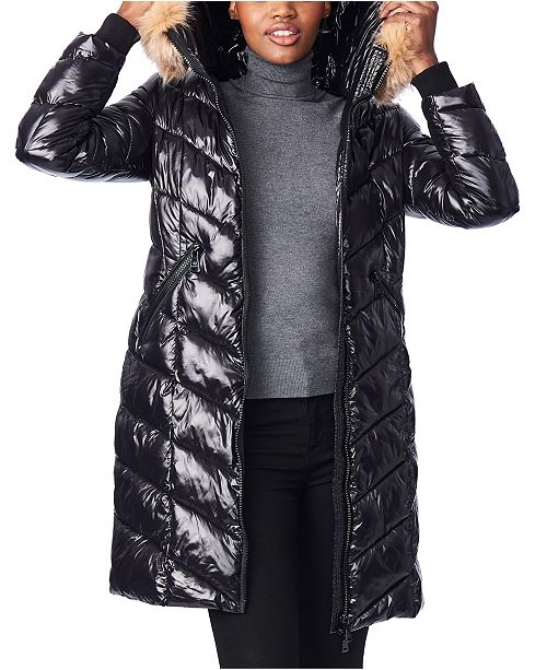 High Shine Puffer Coat