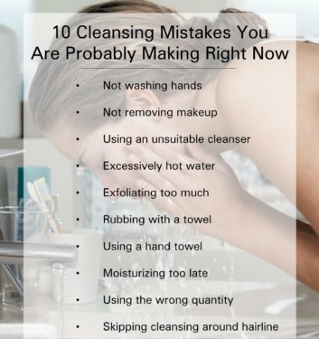 10 Cleansing Mistakes You Are Probably Making Right Now