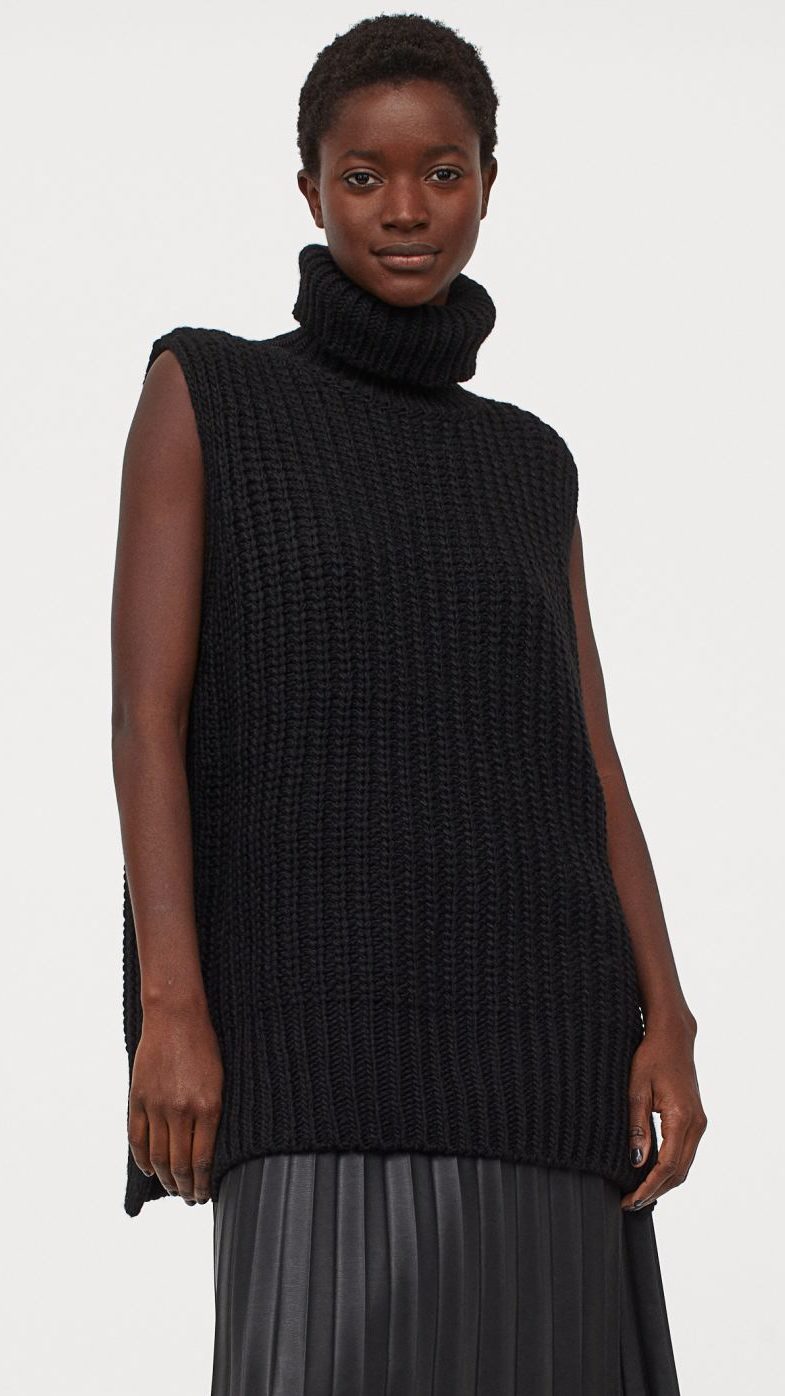 H&M Sleeveless Turtleneck Sweater