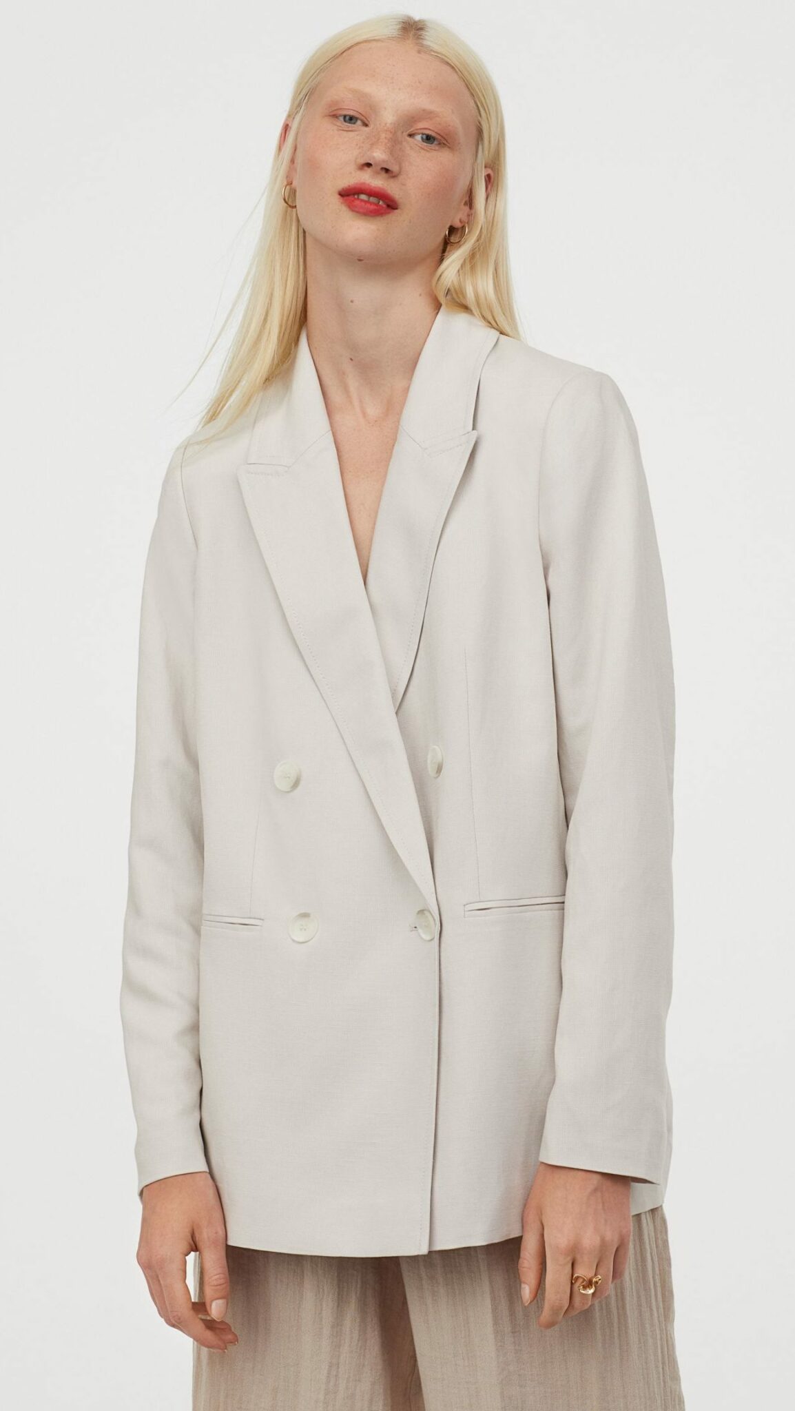 H&M Linen-blend Blazer