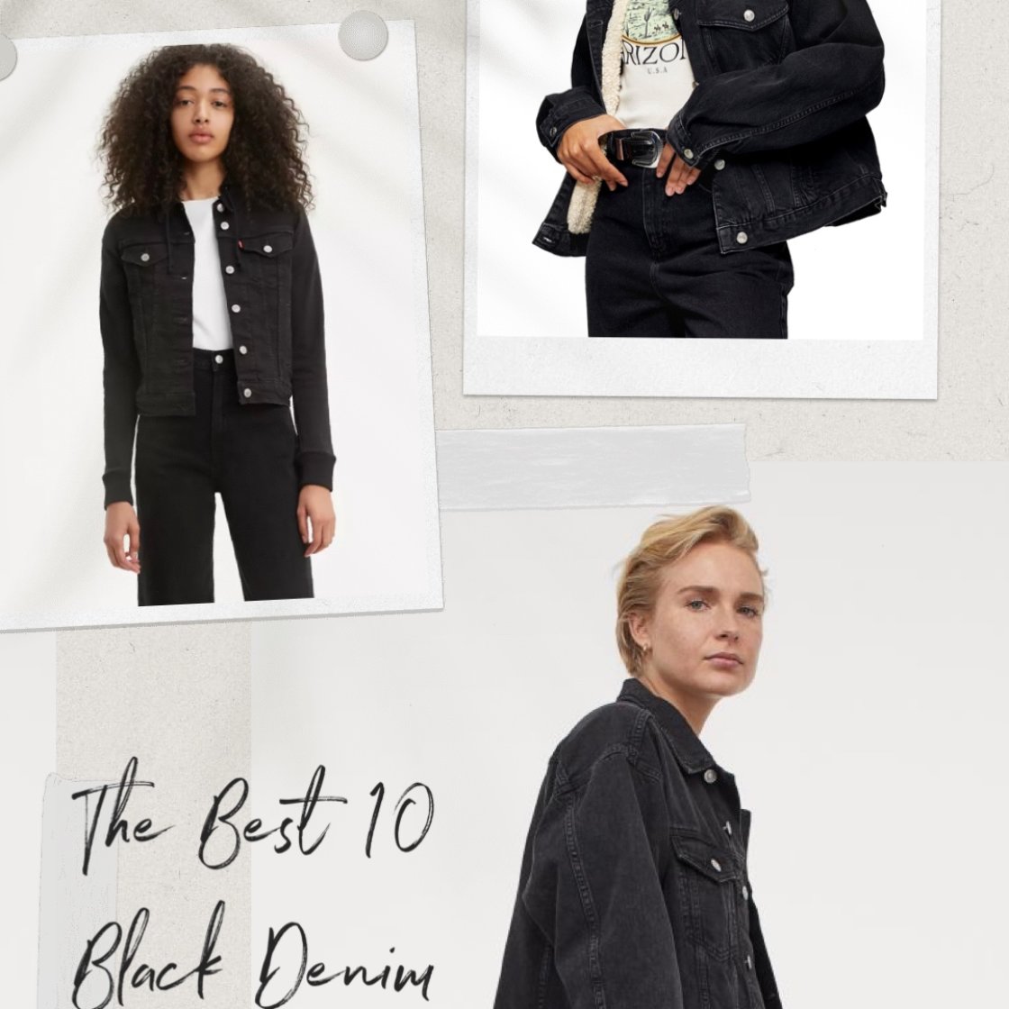 10 Classy And Cool Black Denim Jackets You Need In Your Wardrobe Right Now