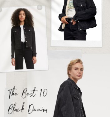 10 Classy And Cool Black Denim Jackets You Need In Your Wardrobe Right Now